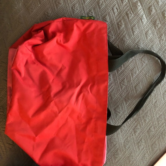 Herve chapelier pink and red tote - Picture 4 of 4